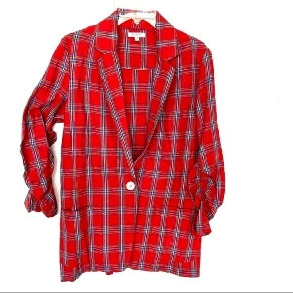 MAX STUDIO plaid jacket